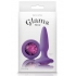 Glams Mini Butt Plug Purple Gem - Ns Novelties