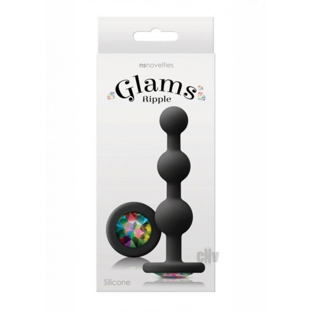 Glams Ripple Rainbow Gem Black - New Sensations