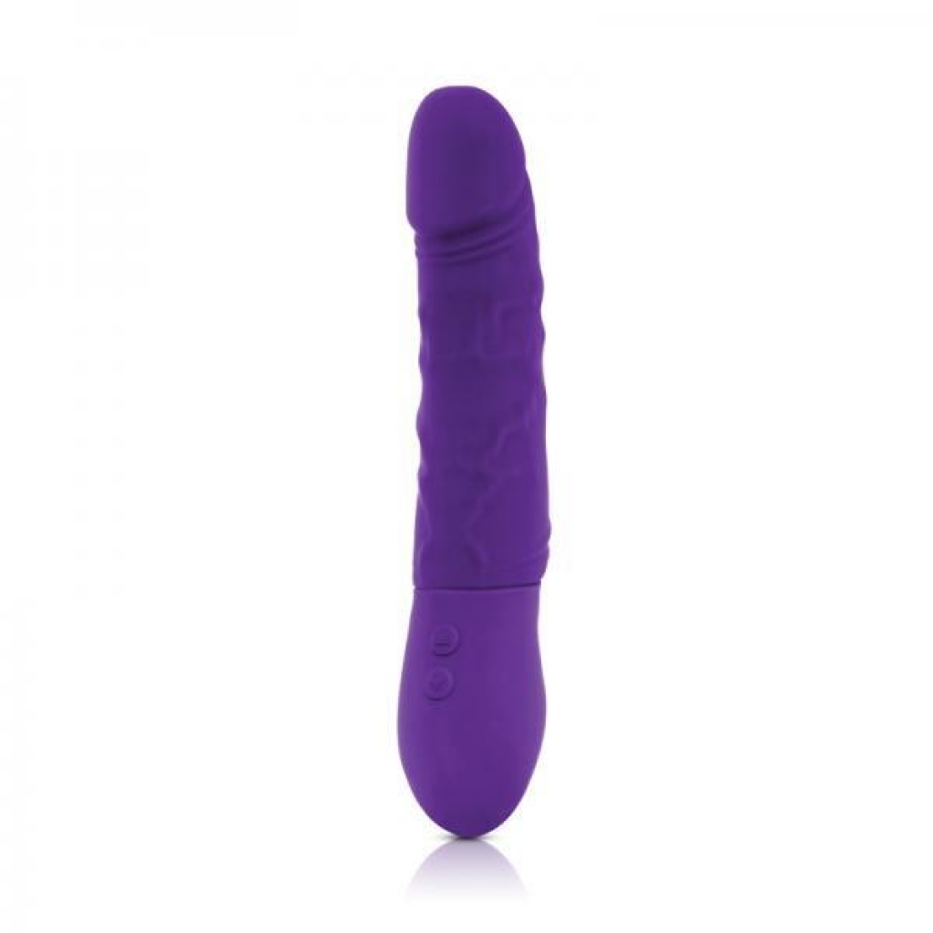 Inya Twister Purple Realistic Vibrating Dildo - Ns Novelties