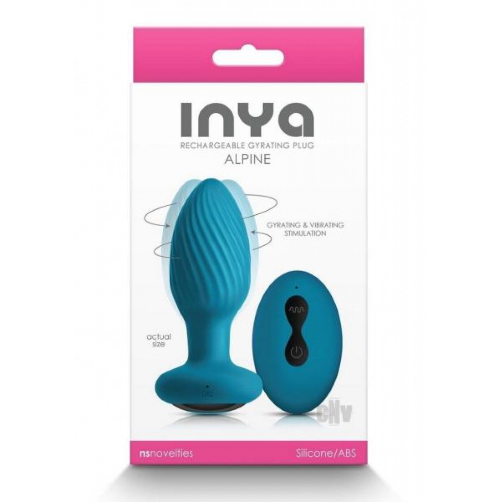 Inya Alpine Teal - Remote Controlled Butt Plug