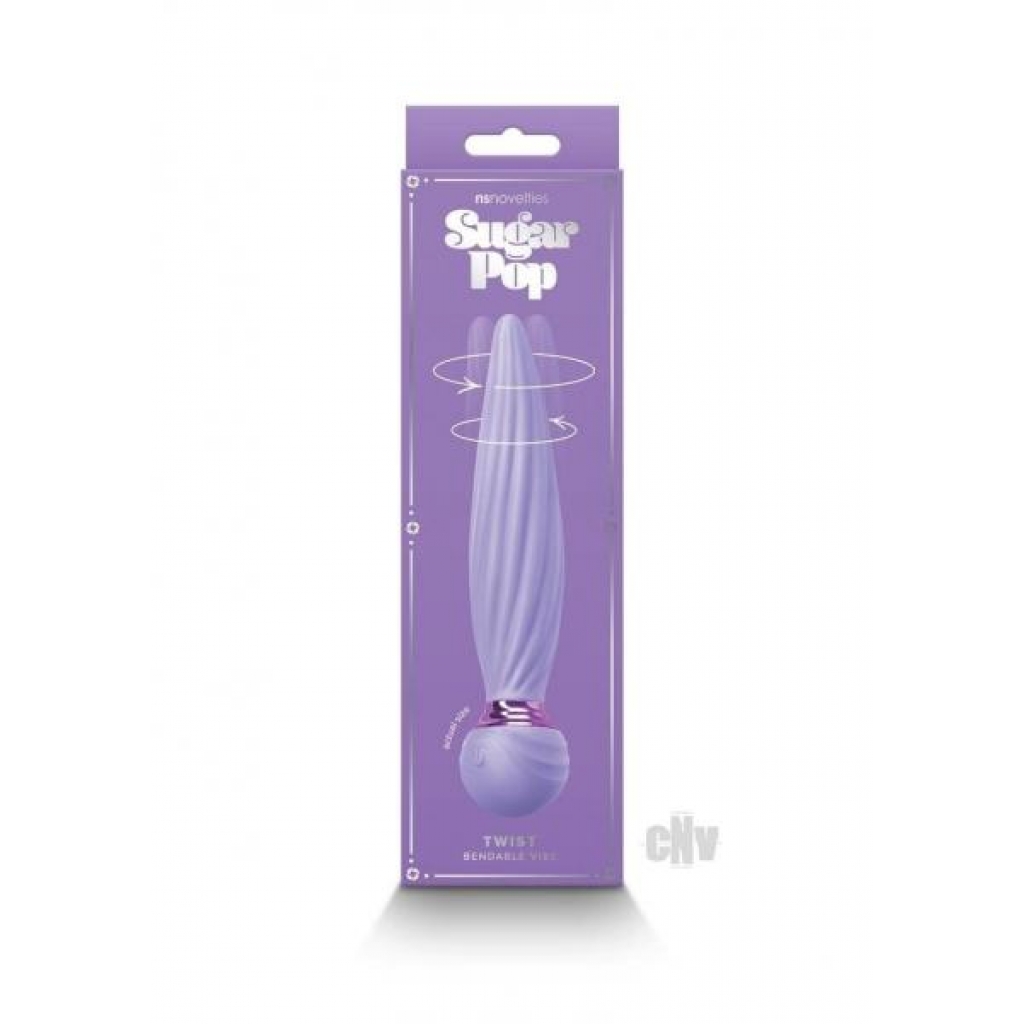 Sugar Pop Twist Vibrator - Purple