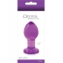 Crystal Premium Glass Plug Medium Purple  - Ns Novelties