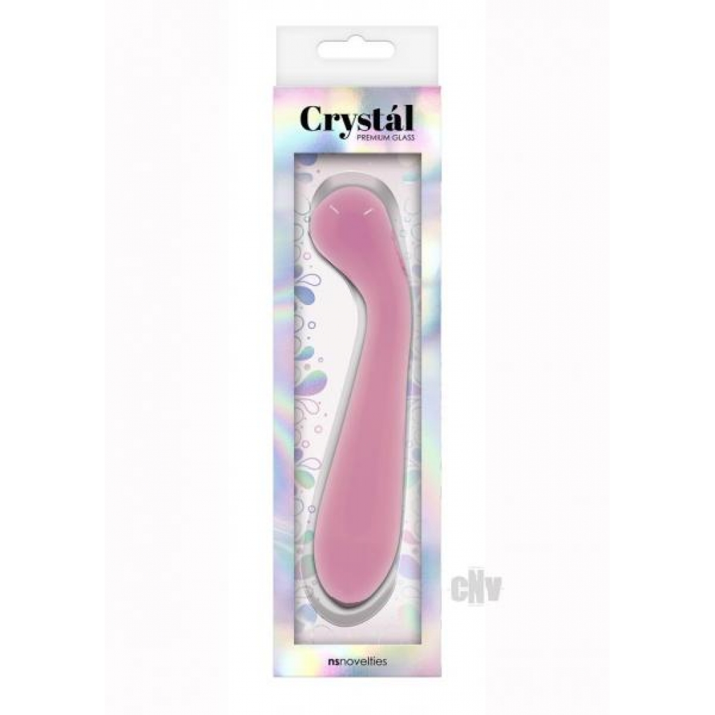 Crystal Glass G-spot Wand Pink - New Sensations