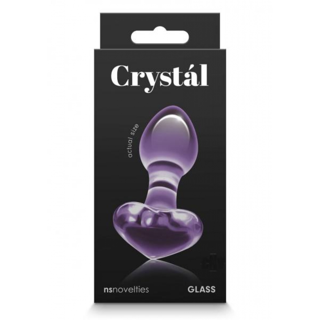 Crystal Heart Purple