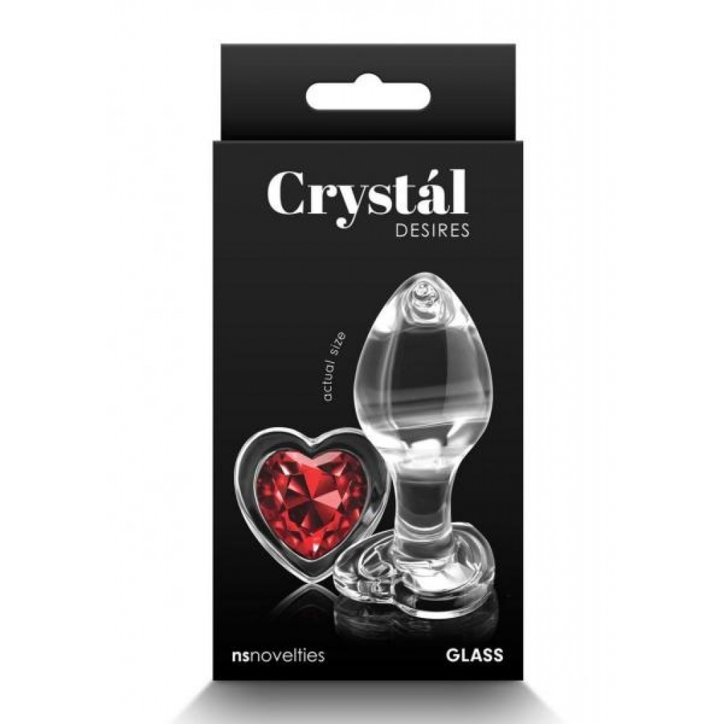 Crystal Desires Red Heart Medium - New Sensations