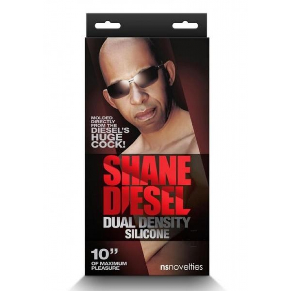 Shane Diesel Dual Density Realistic Dildo in Chocolate