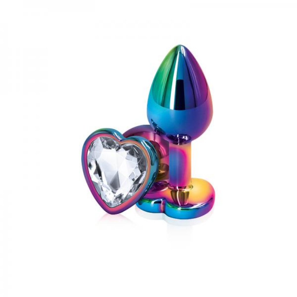 Rear Assets Multicolor Heart Small Clear - Ns Novelties