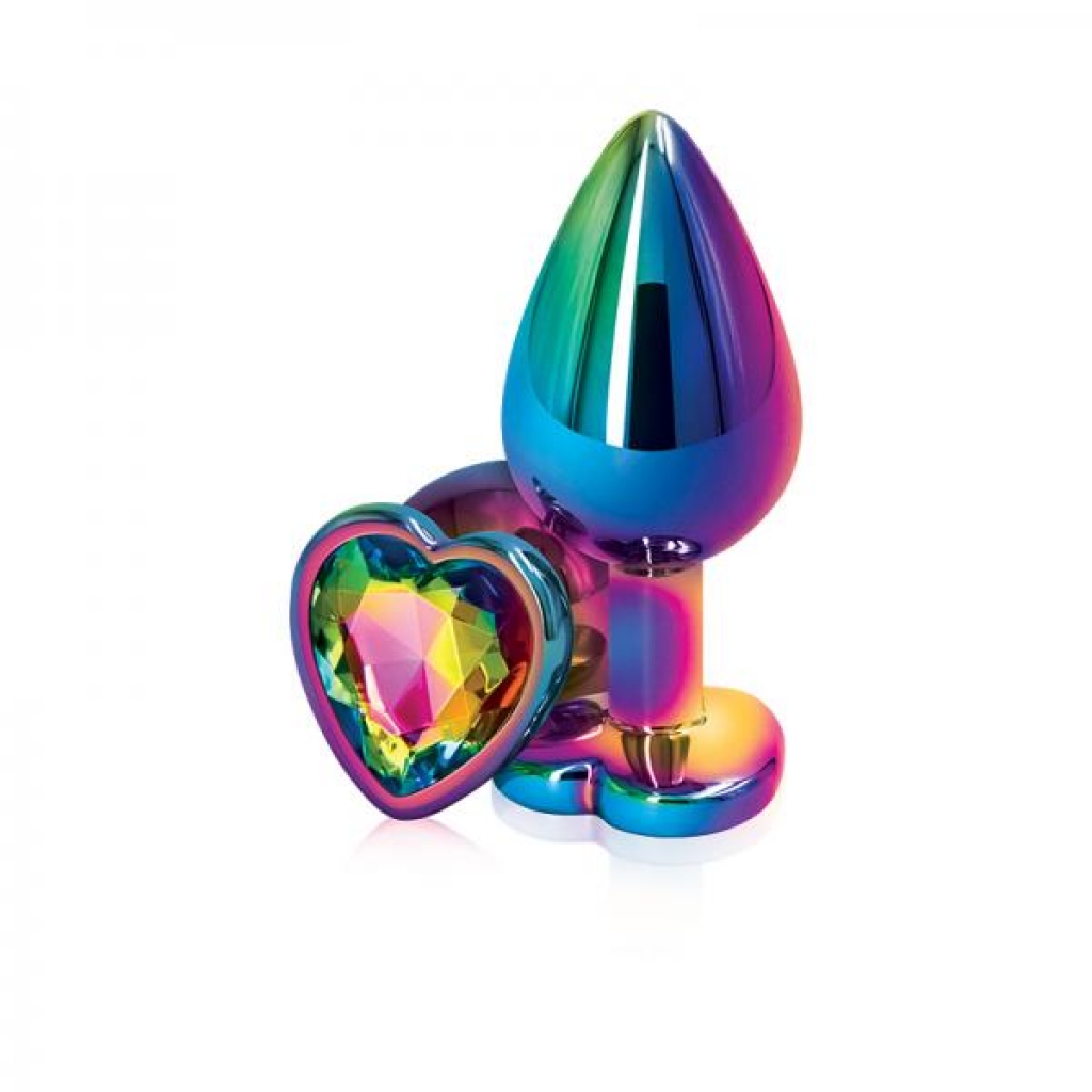 Rear Assets Multicolor Heart Medium - Rainbow