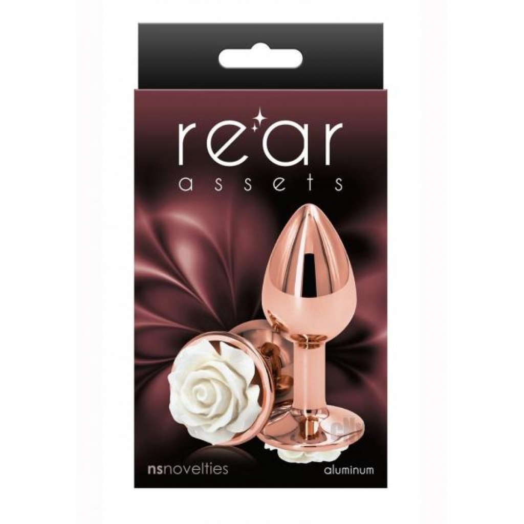 Rear Assets Rose Small - Chrome-Plated Anal Toy