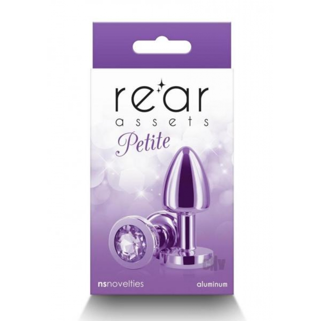 Lightweight Chrome-Plated Anal Toys - Petite Purple