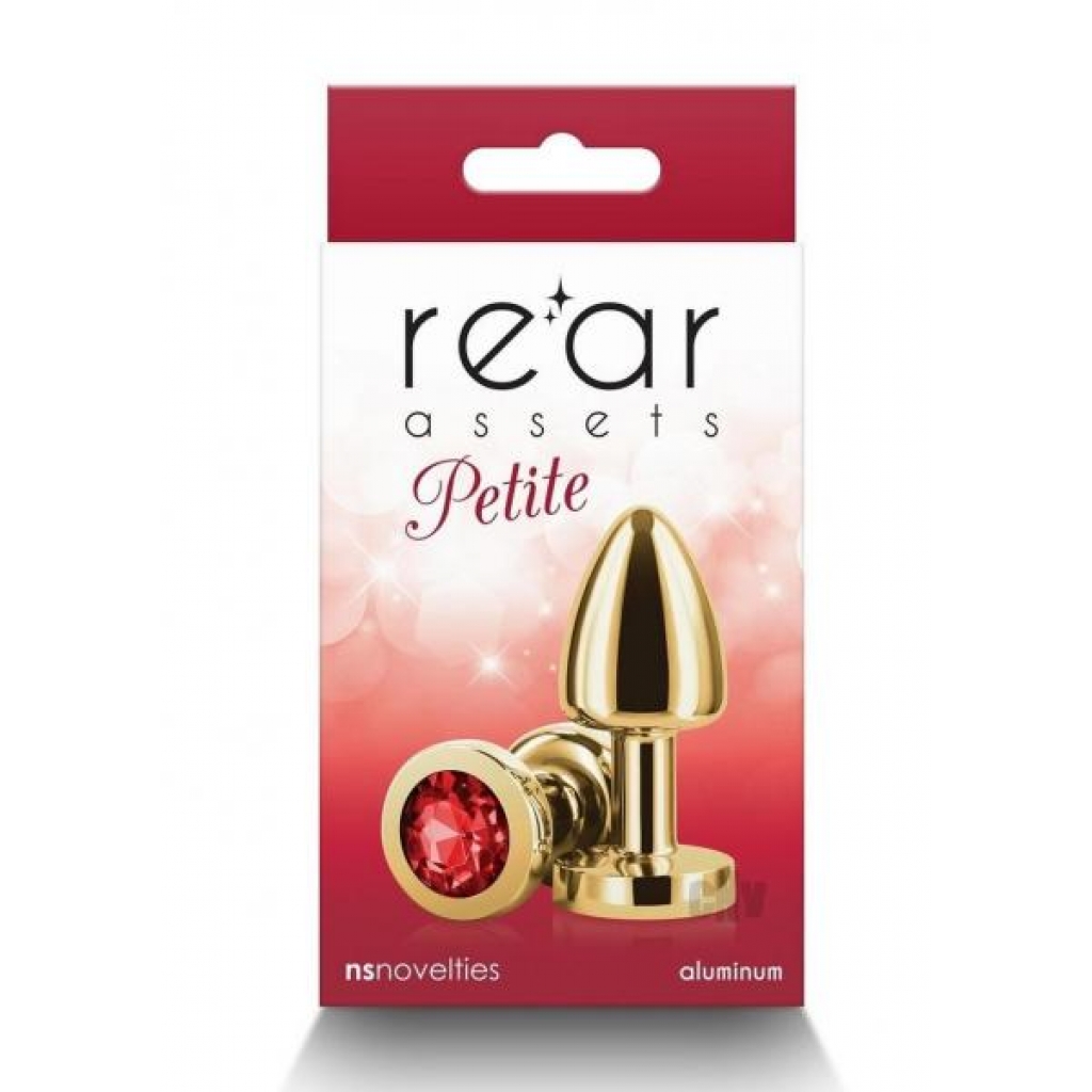 Rear Assets Petite Anal Toys - Gold/Red