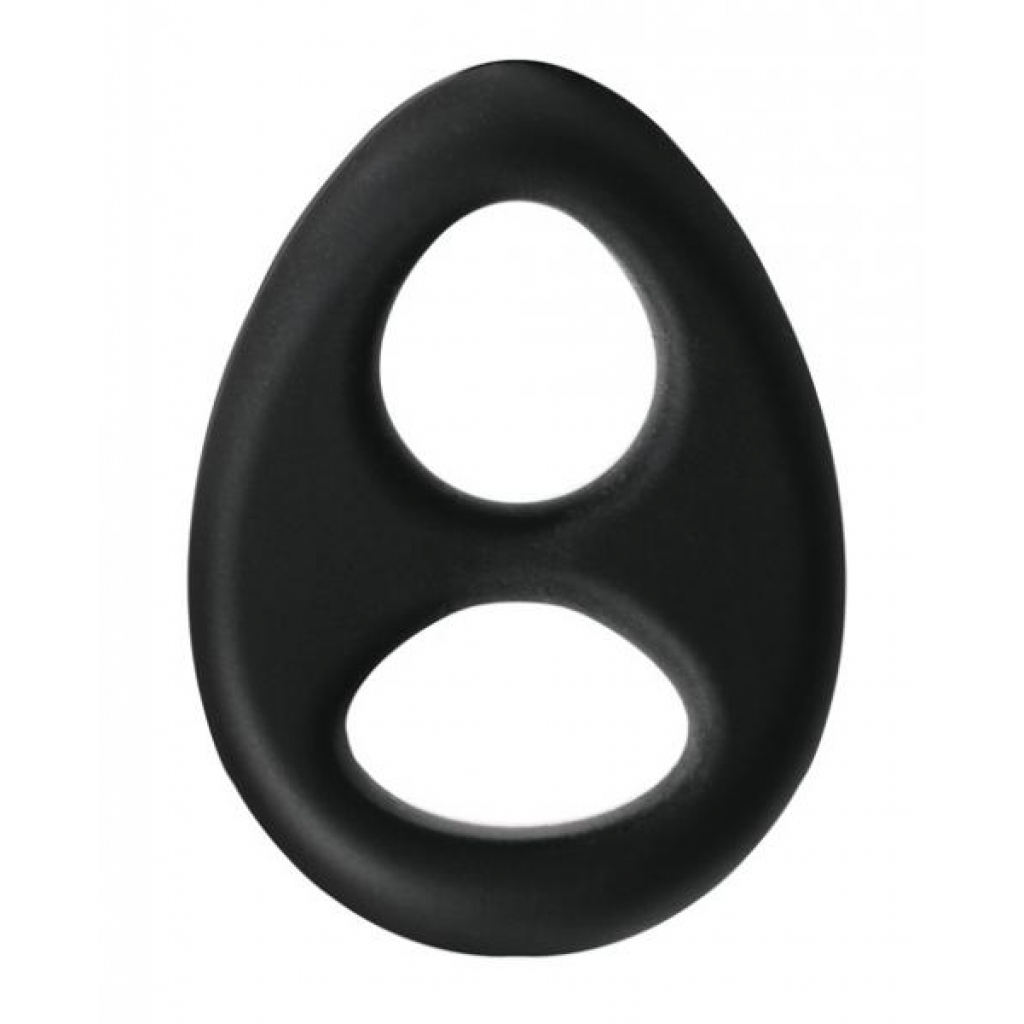 Renegade Romeo Soft Cock & Ball Ring Black - Ns Novelties