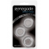 Renegade Intensity Rings - Clear Pleasure Enhancers - 3 Pack