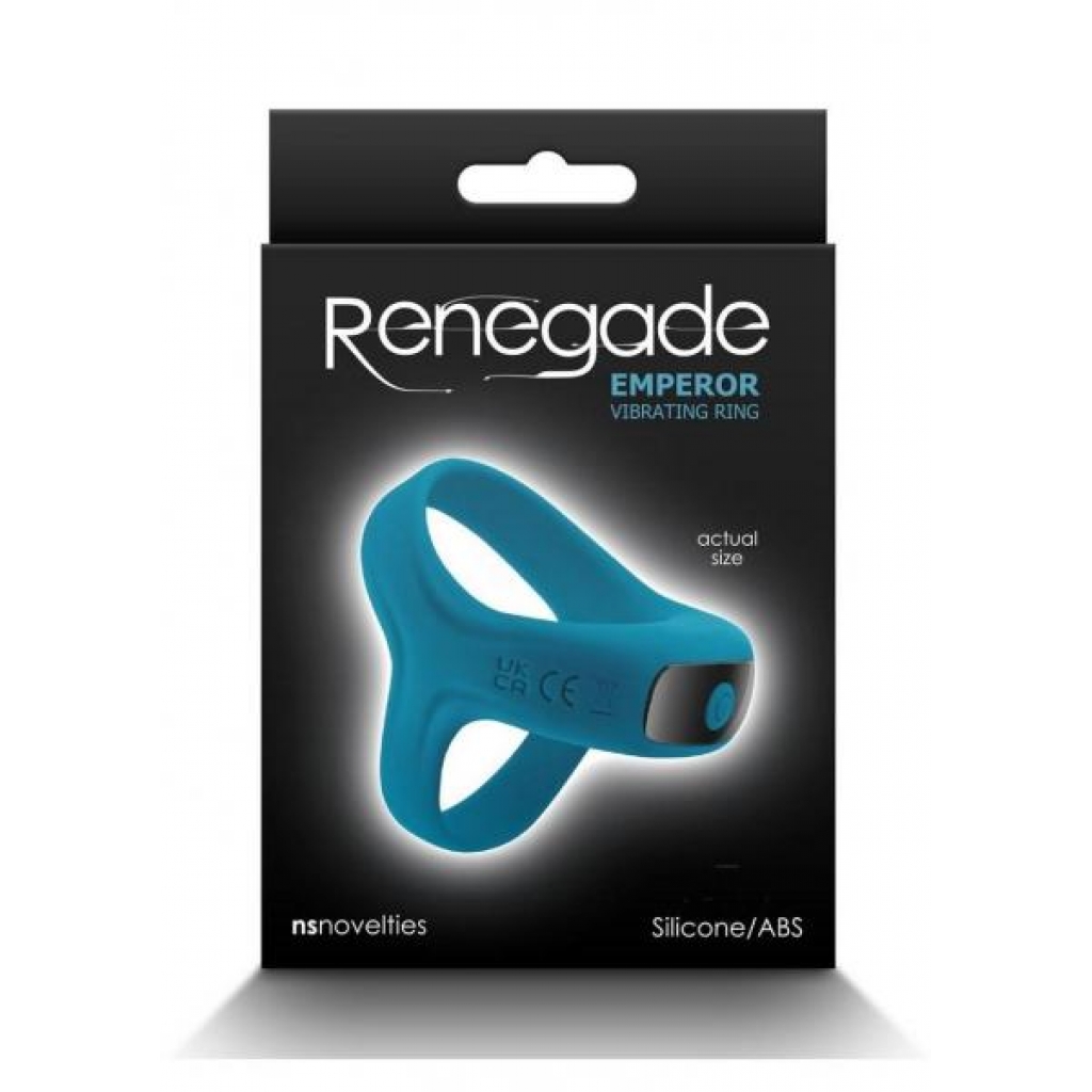 Renegade Emperor Vibrating Ring - Teal