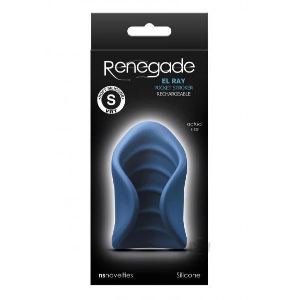 Renegade El Ray Pocket Stroker Blue - New Sensations