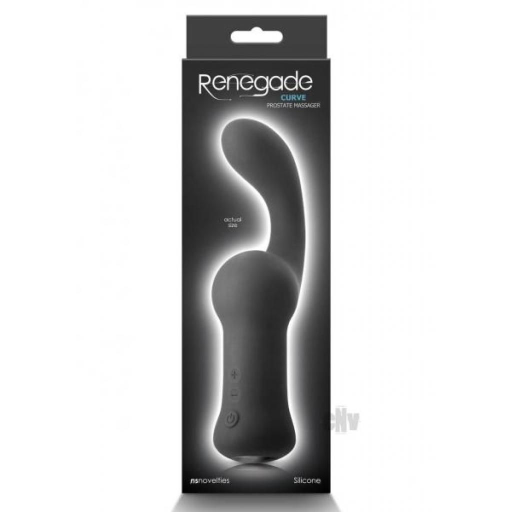 Renegade Curve Prostate Massager in Black