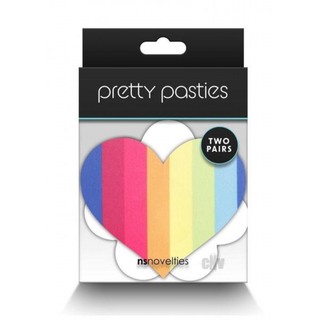 Pretty Pasties Pride Heart & Flower - Self-Adhesive Set