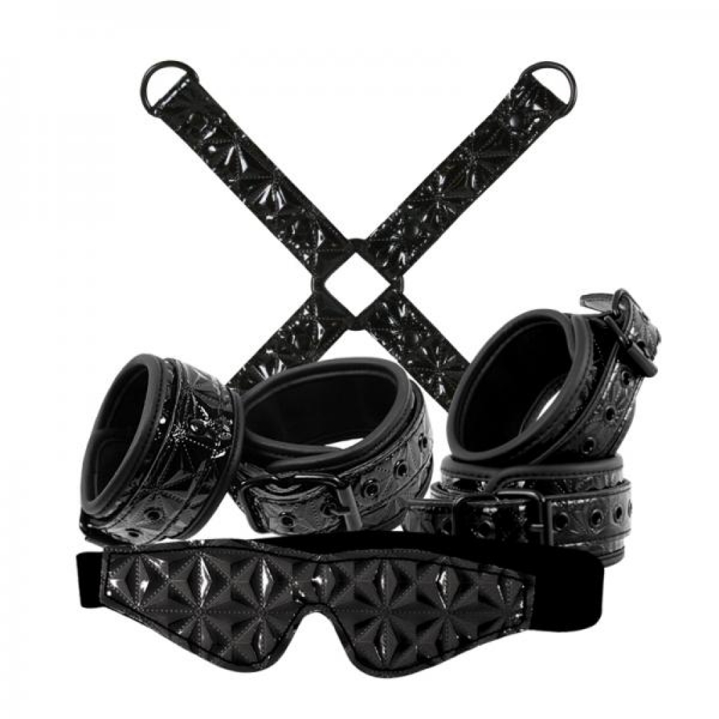 Sinful Bondage Kit Black - Ns Novelties