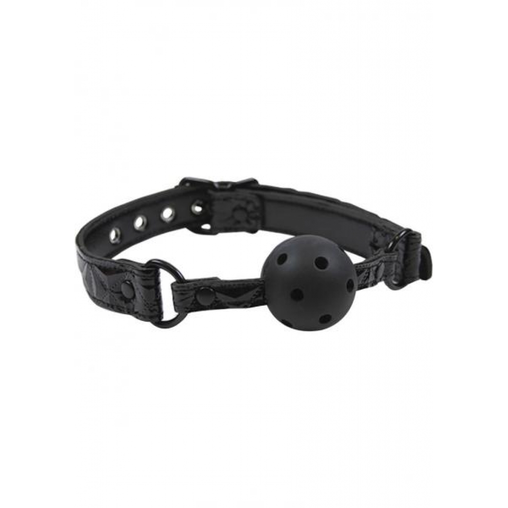 Sinful Ball Gag Black - Ns Novelties