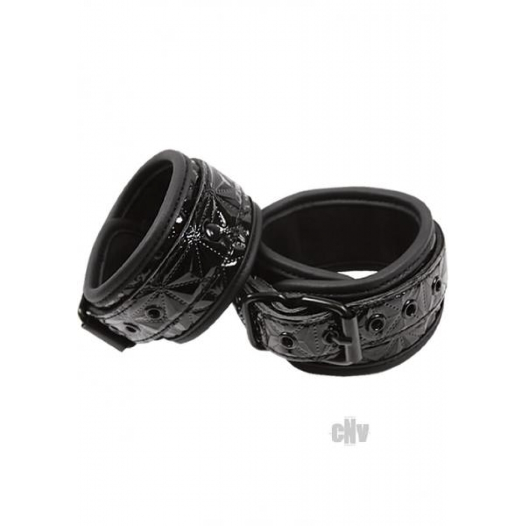 Sinful Wrist Cuffs Black - Ns Novelties