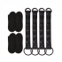 Sinful Bed Restraint Straps Black - Ns Novelties