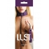 Lust Bondage Collar in Luxurious Purple