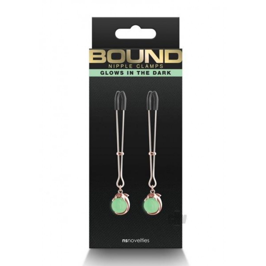 Bound Adjustable Nipple Clamps - G1 Gitd Rose Gold