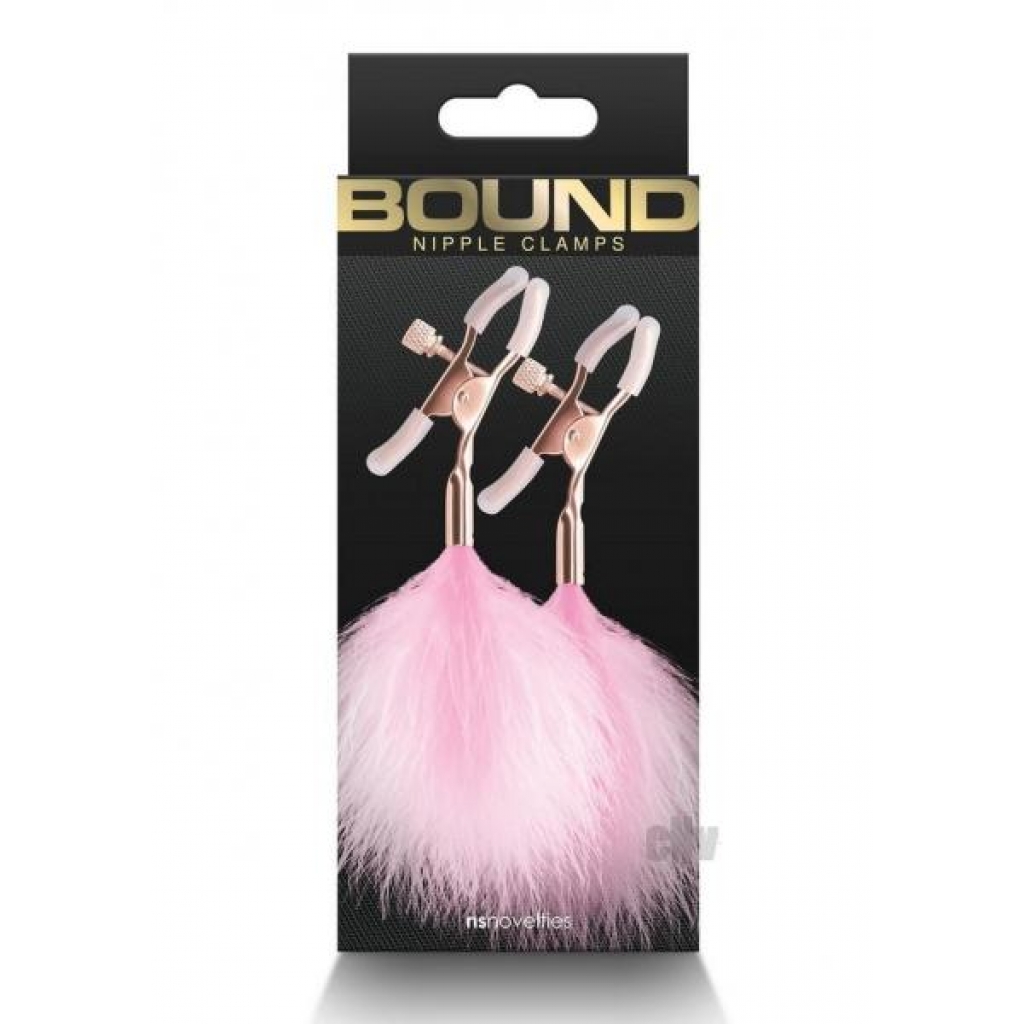 Bound Adjustable Nipple Clamps - F1 Rose Gold/Pink