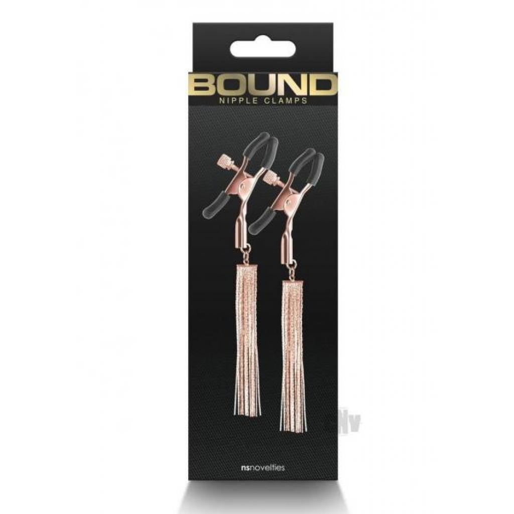 Bound Nipple Clamps D2 Rose Gold - New Sensations