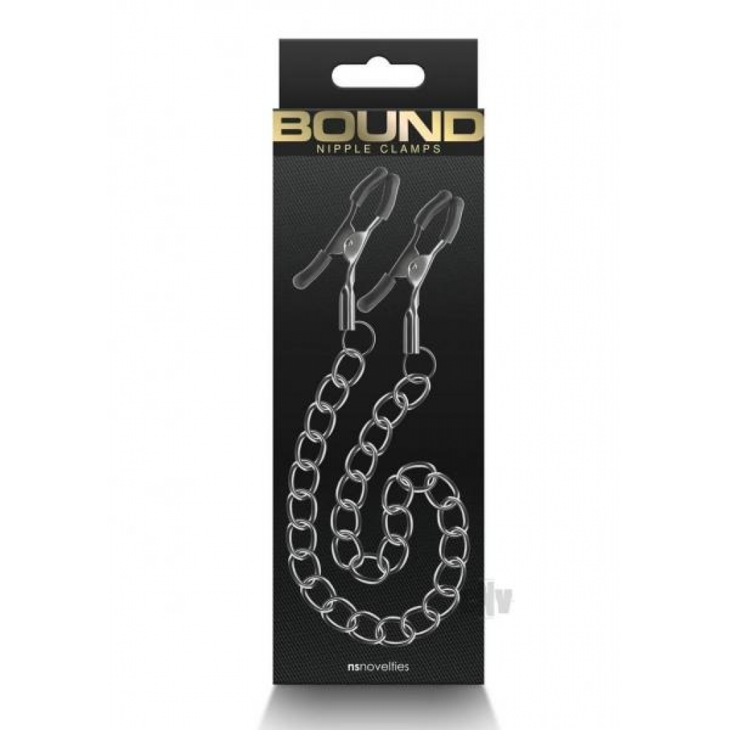 Bound Nipple Clamps Dc2 Gunmetal - New Sensations