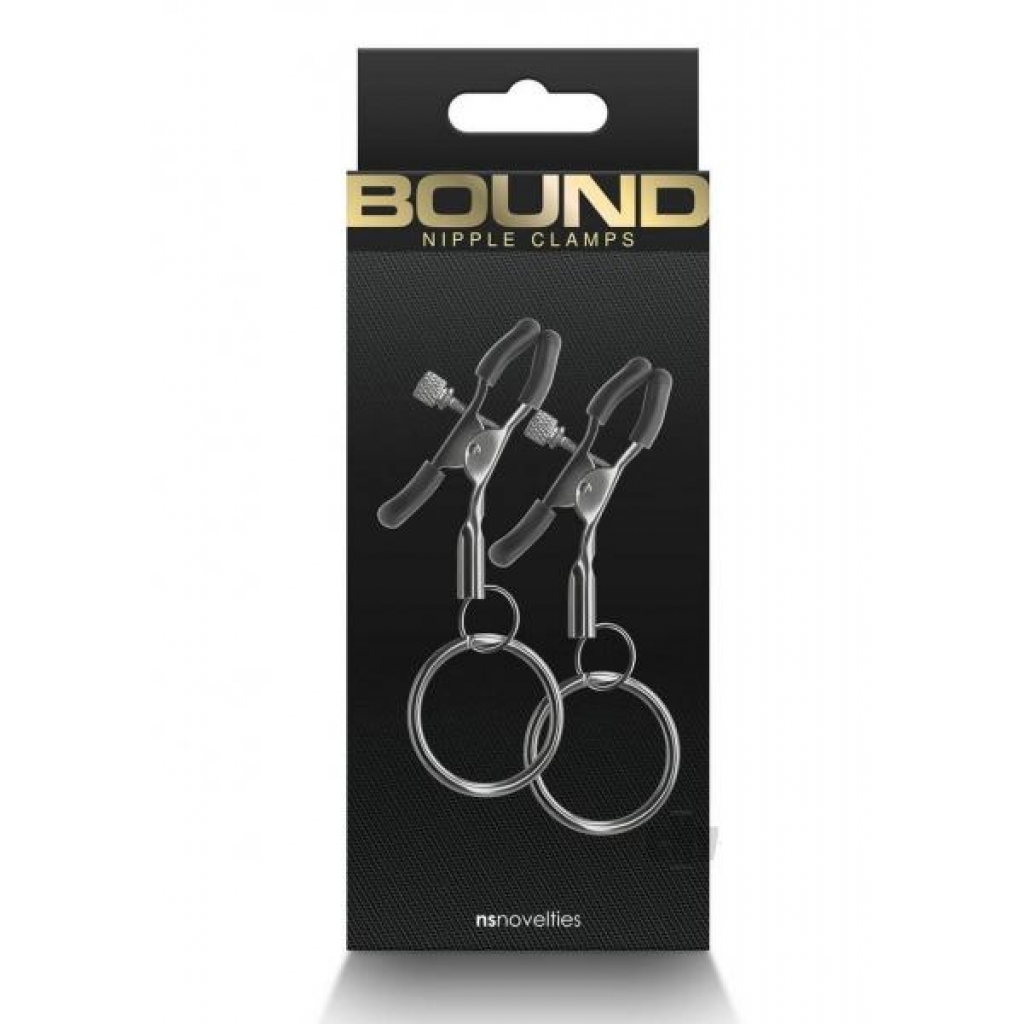 Bound Nipple Clamps C2 Gunmetal - New Sensations