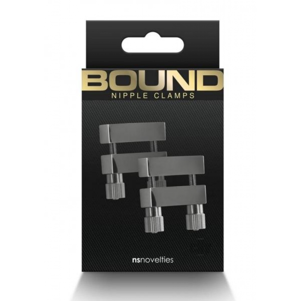 Bound Nipple Clamps V1 Gunmetal - New Sensations