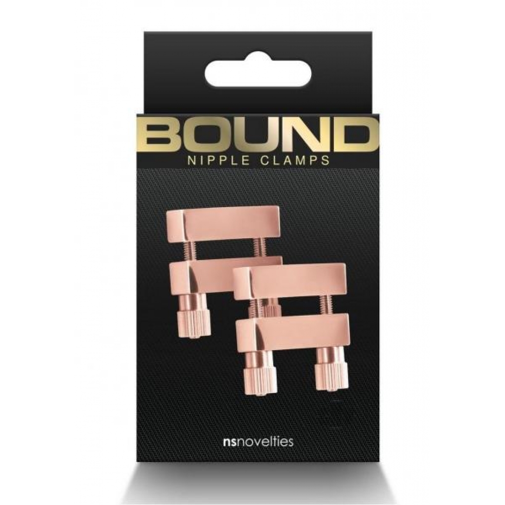 Bound Nipple Clamps V1 Rose Gold - New Sensations