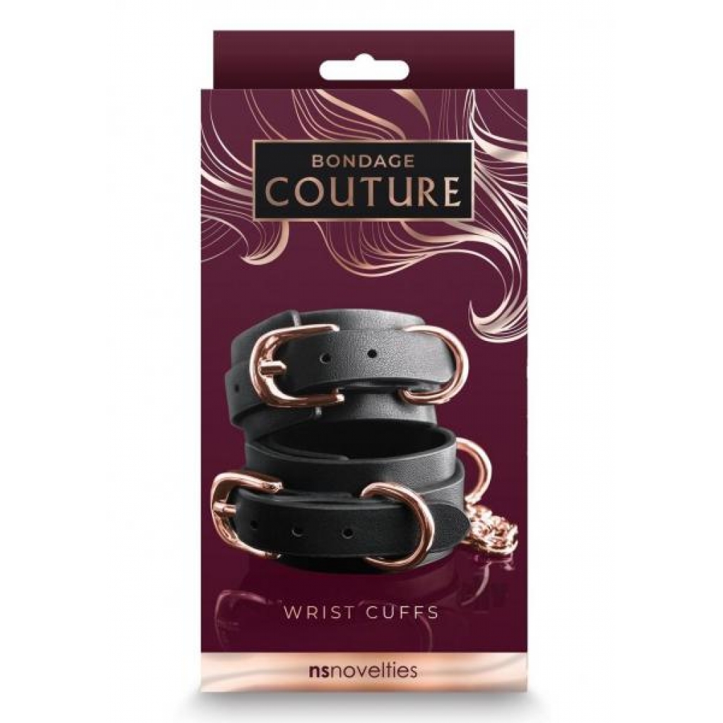 Bondage Couture: Stylish Wrist Cuffs for the Discerning Lover