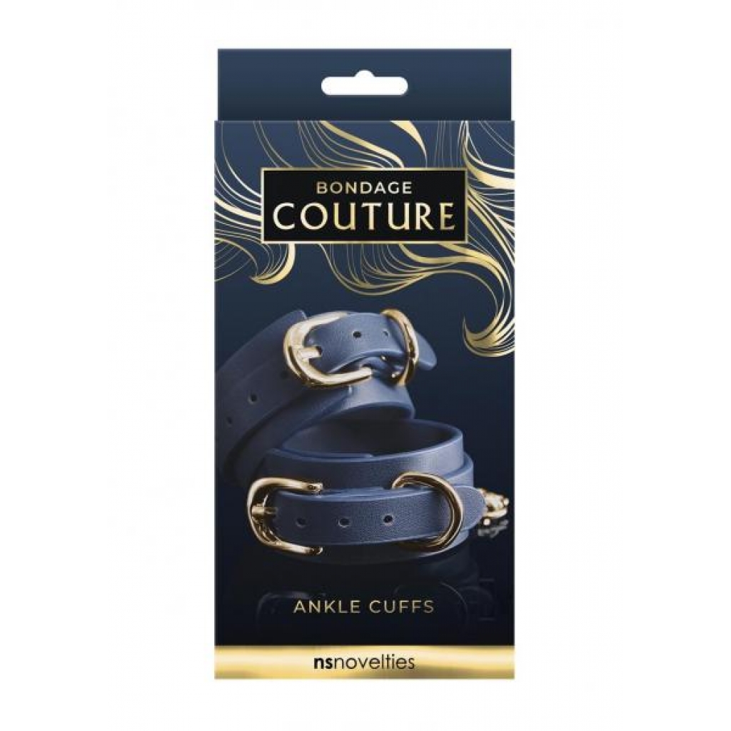 Bondage Couture Ankle Cuff Blue - New Sensations