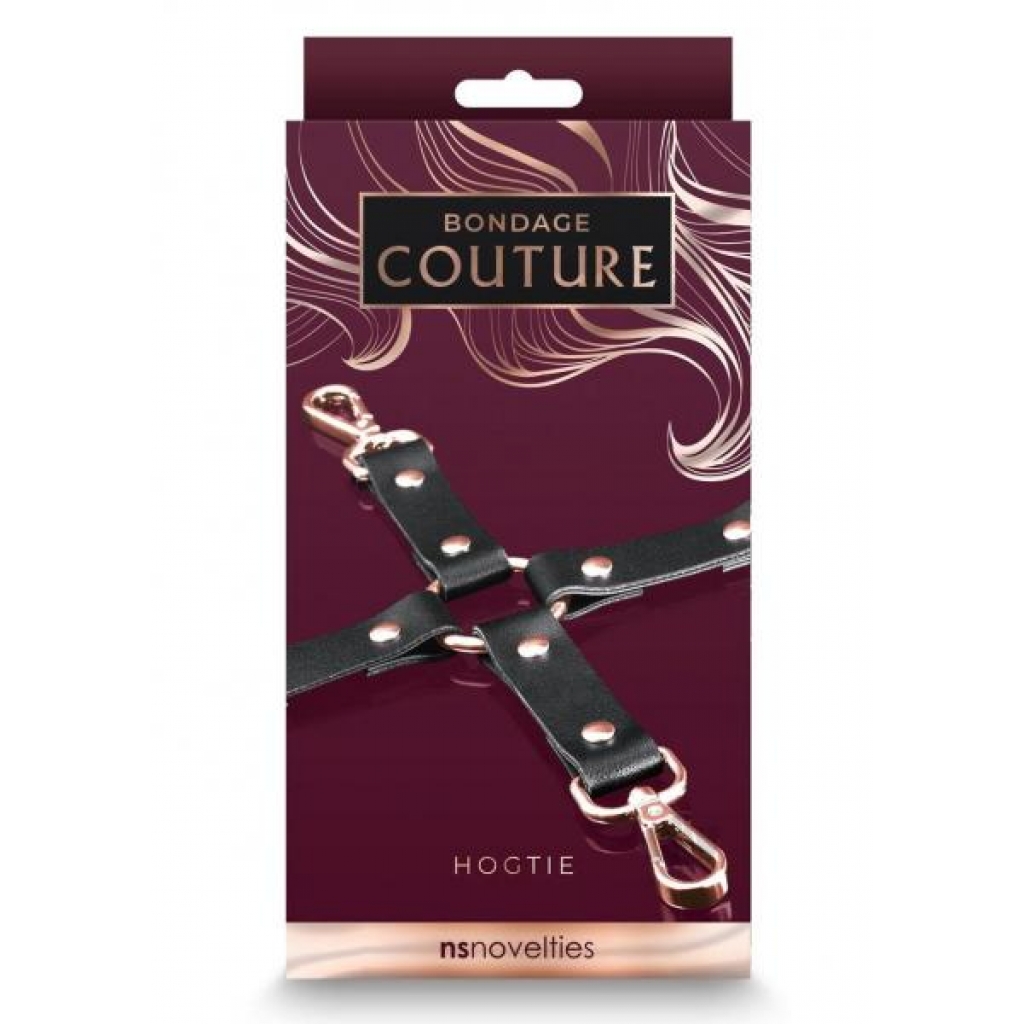 Bondage Couture Hog Tie - Black