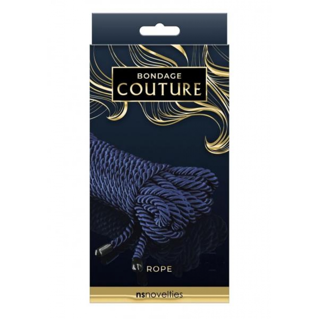 Bondage Couture Rope in Blue - Premium Restraint Accessory