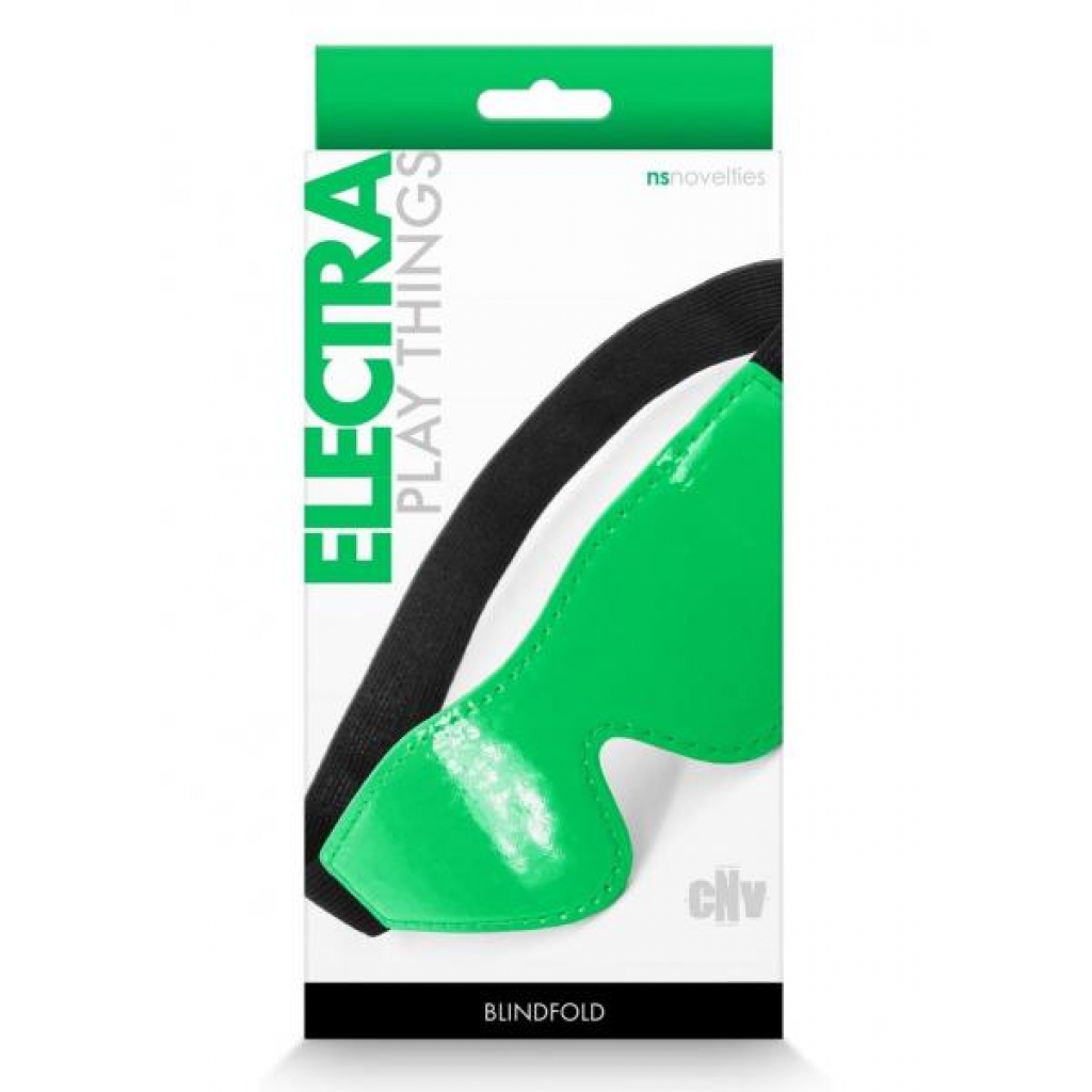 Electra Play Things Blindfold Green - New Sensations