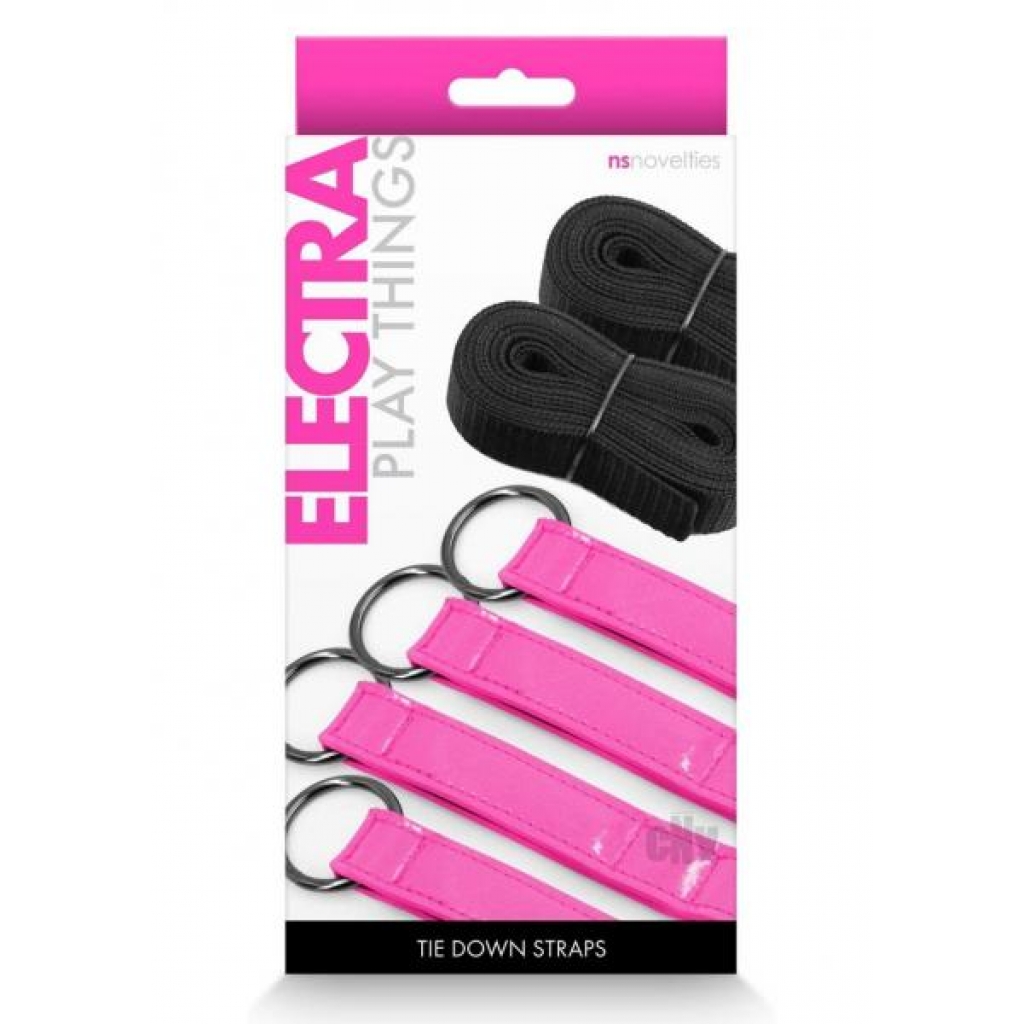 Electra Play Things Tie Down Straps Pink