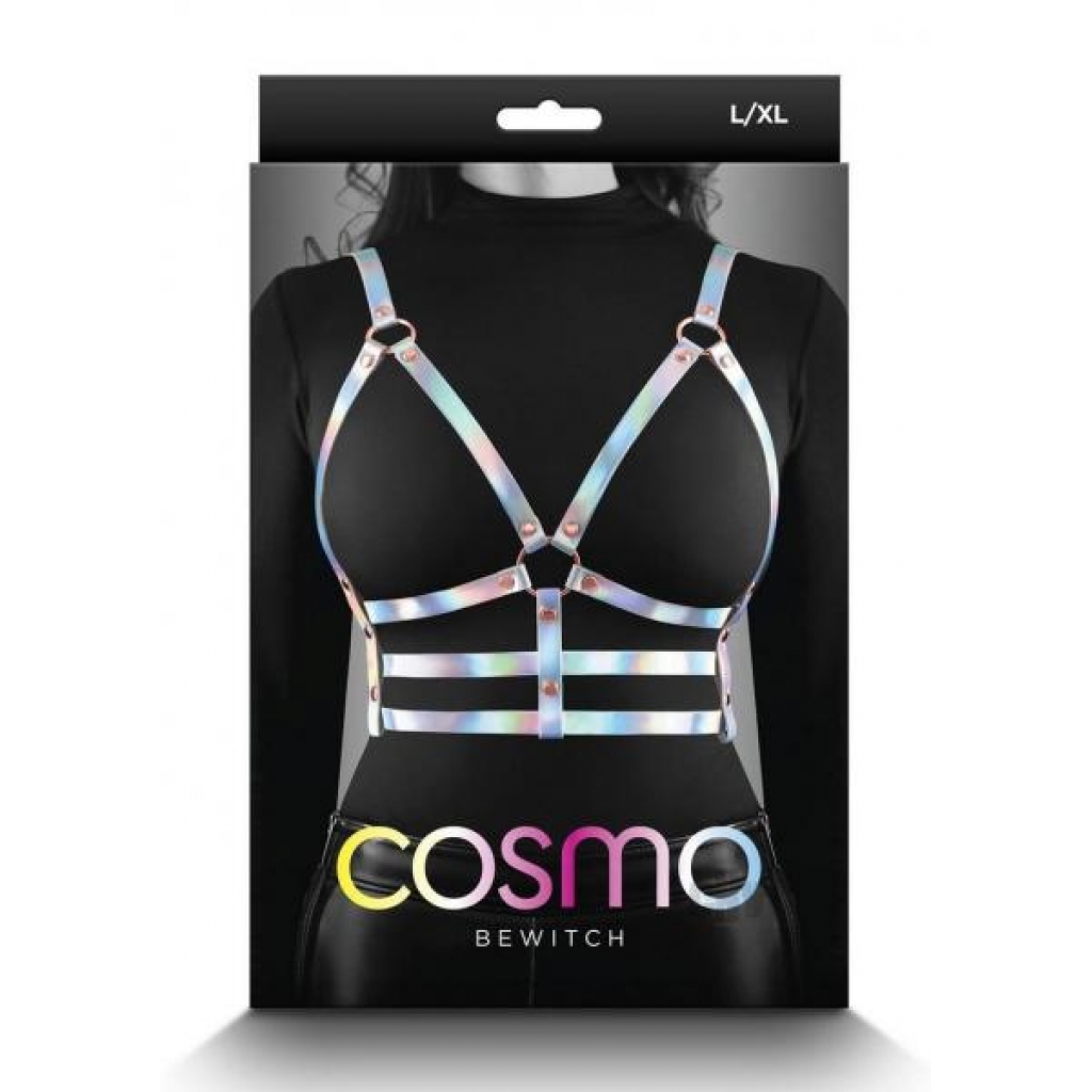 Cosmo Harness Bewitch Lg/xl Rainbow - New Sensations