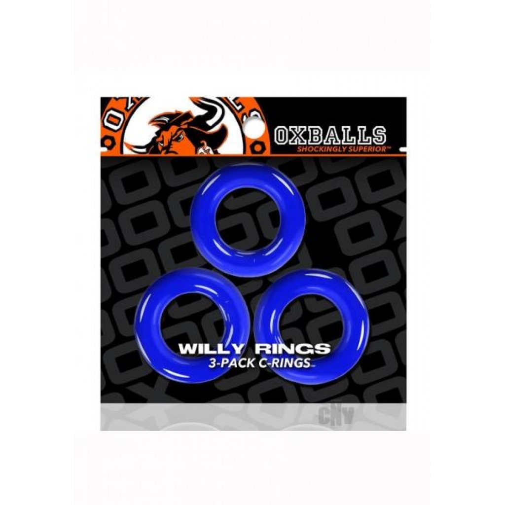 Oxballs Willy Rings 3-pack - Blue