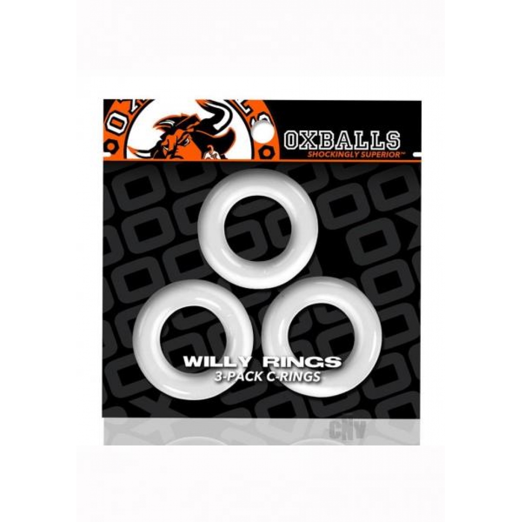 Oxballs Willy Rings 3 Pack - White