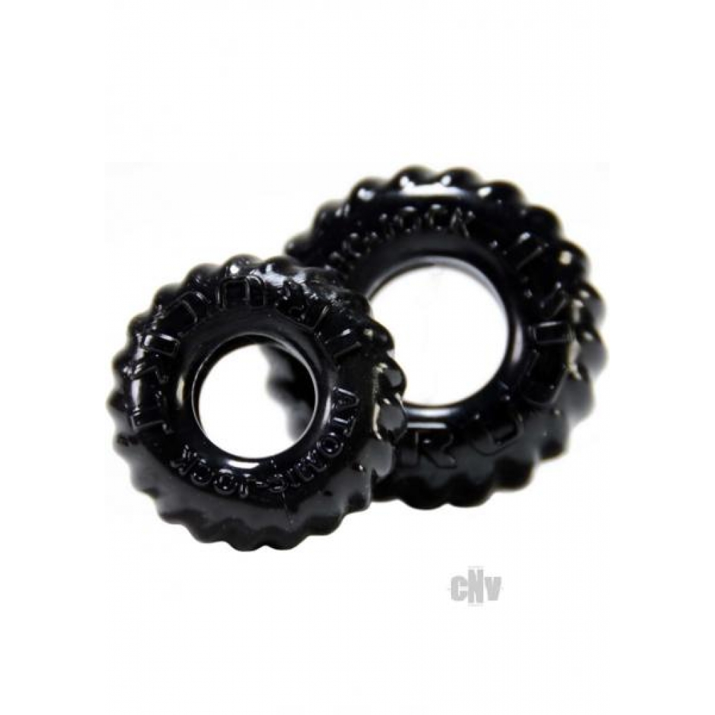 Oxballs Truckt Cock & Ball Ring Black 2 Pack - Oxballs