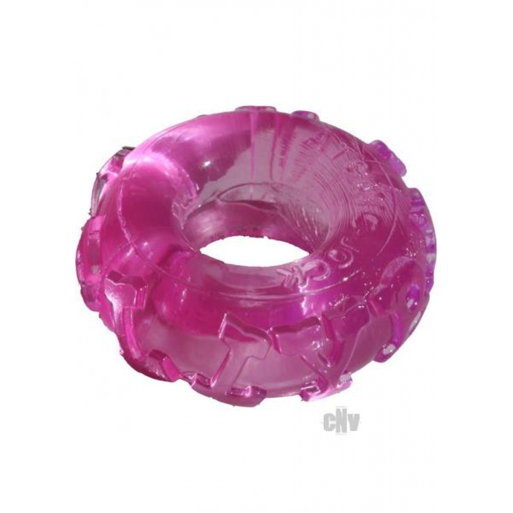 Jelly Bean Cock Ring in Pink