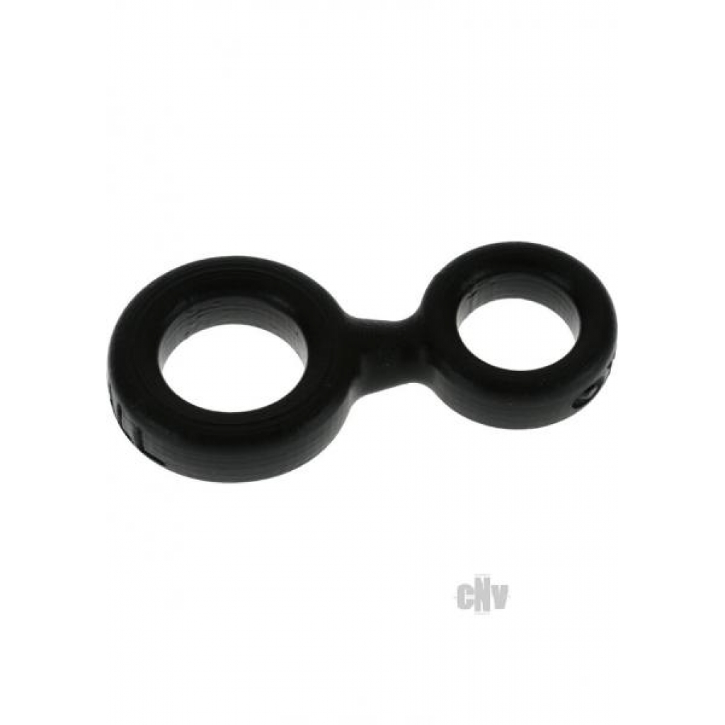 8 Ball Cock And Ball Ring Black - Blue Ox Designs