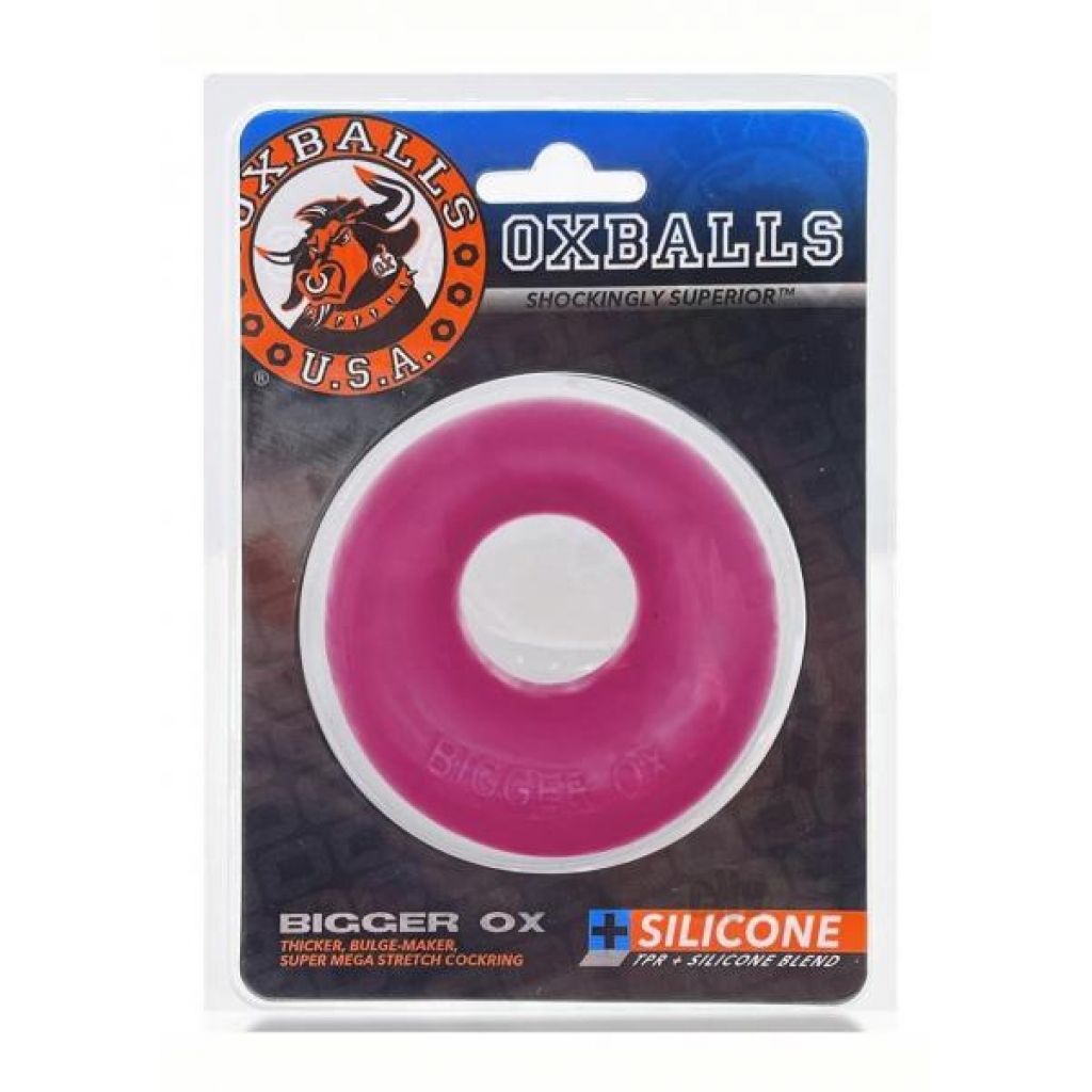 Bigger Ox Hot Pink Ice Padded Cockring