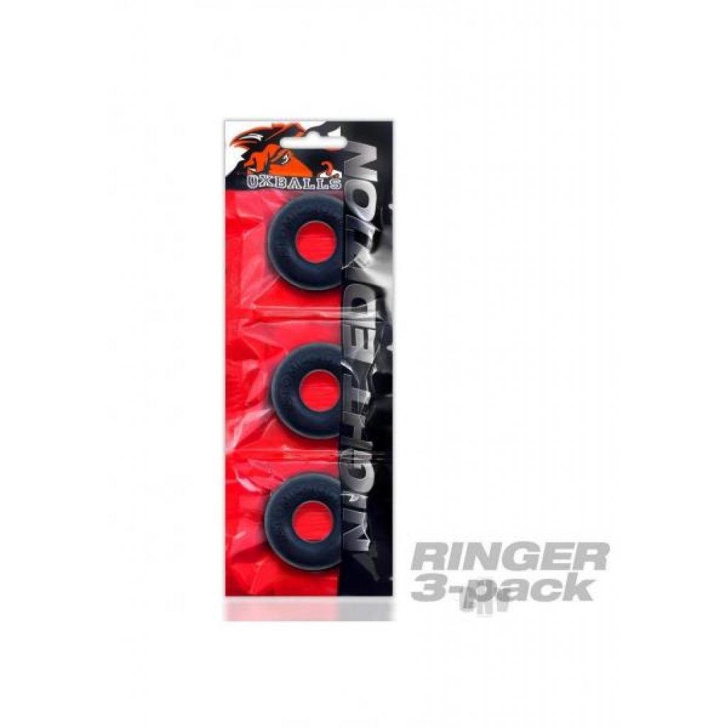 Ringer Cockring 3pk Night Ed - Blue Ox Designs Llc