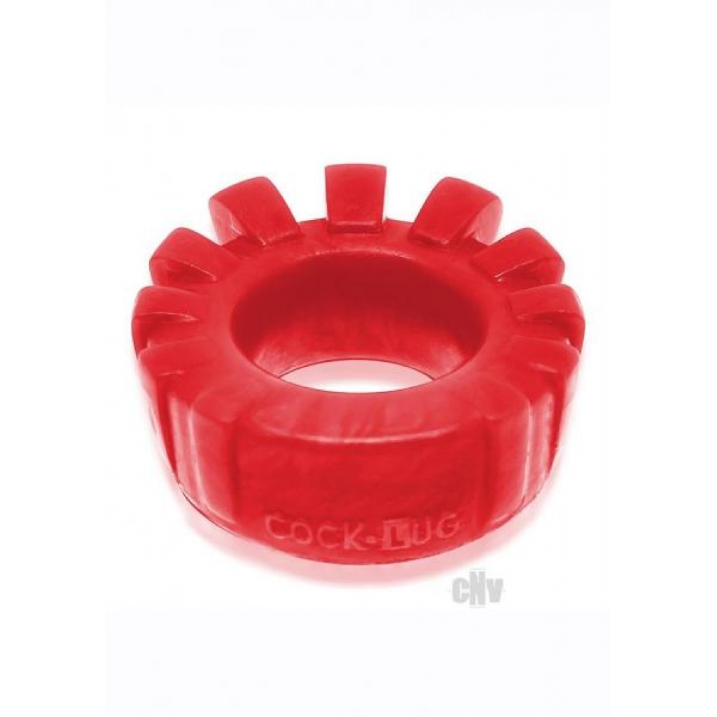 Cock Lug Lugged Cockring - Red