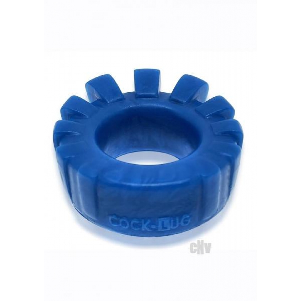 Cock Lug Lugged Cockring - Marine Blue