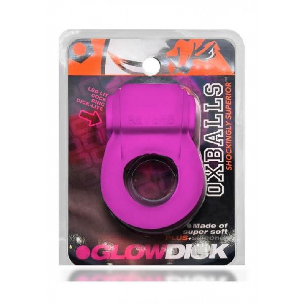 Glowdick Pink Ice - Cockring for Light-Up Fun